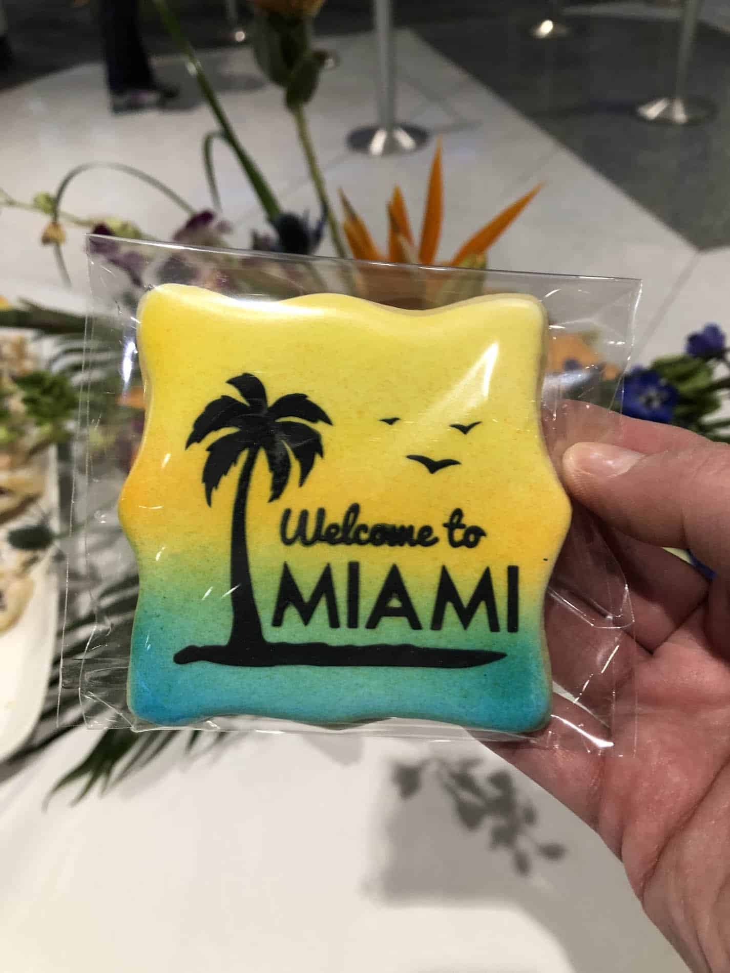 CAE Airport MIA route launch cookies