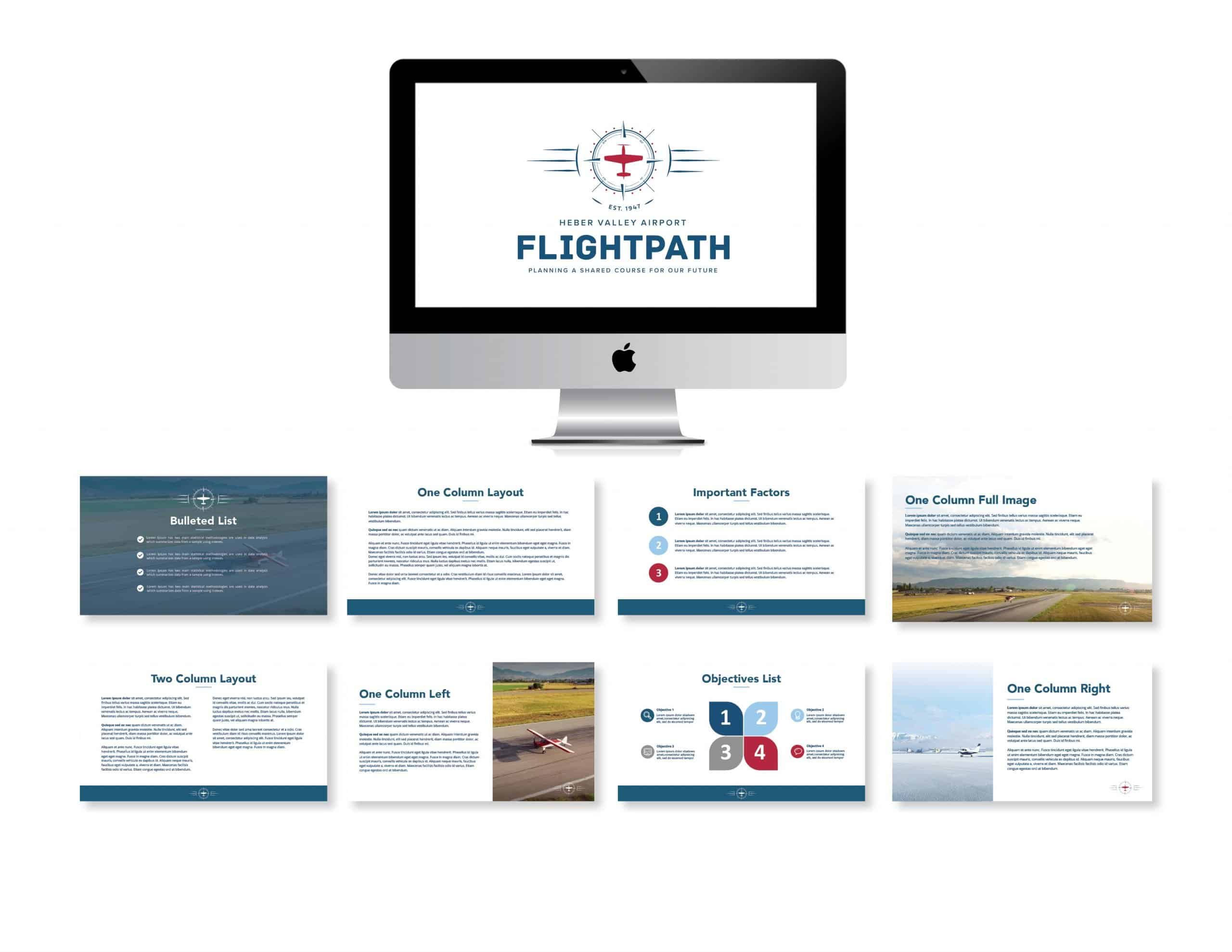 Heber Valley Airport Flight Path Airport master plan branding