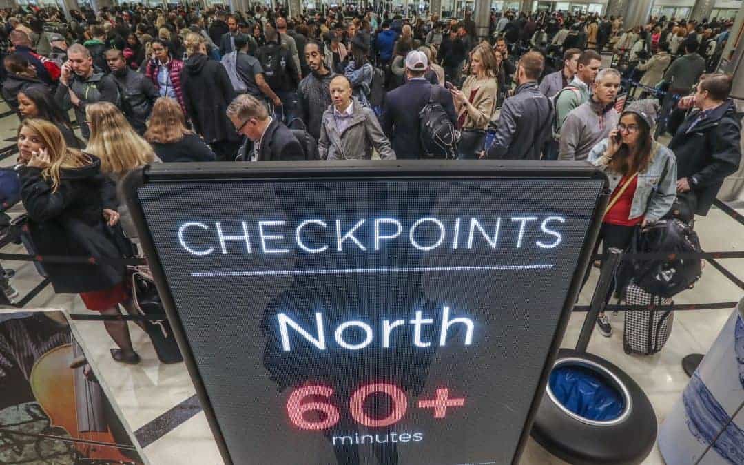 Airport Checkpoint Crowding