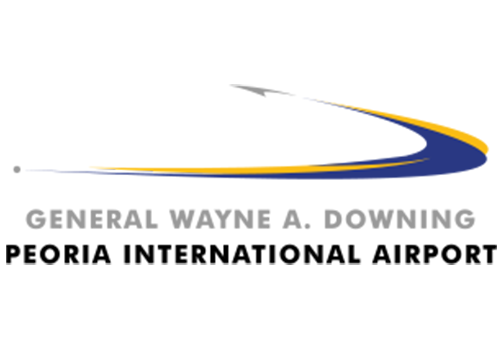 General Wayne A. Downing Peoria International Airport (PIA) logo